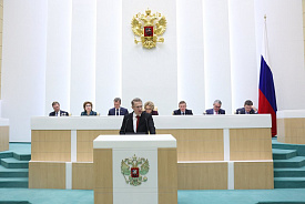 Министр здравоохранения РФ Михаил Мурашко выступил на  «правительственном часе» в Совете Федерации